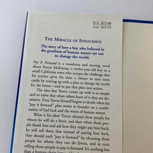 Pay It Forward (Hardbound Book) - Picture 6 of 6